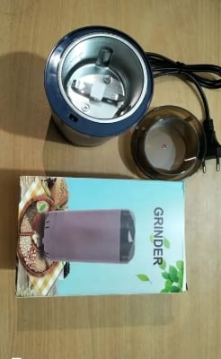 Picture of Mini Electric Blender Coffee Beans Chopper Superfine Powder Grinding Machine Milling Beans Grain Spices Electric Coffee Grinder Dry - Multicolor