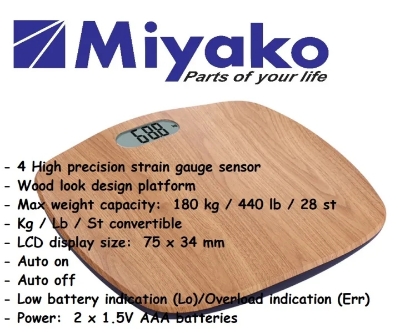 Picture of Miyako Digital Weight Machine MEB 7006W - Multicolor