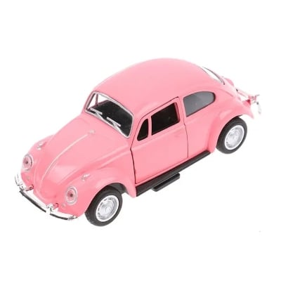 Picture of New 1:32 Retro Beetle Car Model Toy Children Gift Toy - Champagne Pink