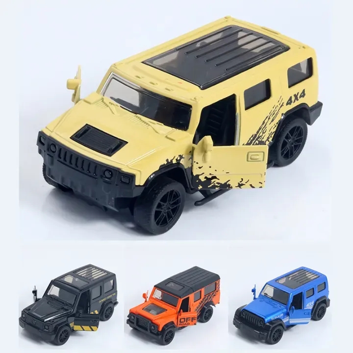 Picture of 1:43 Alloy Car Model Two-Door off-Road Boy Car Warrior Decoration Crane Machine - Multicolor