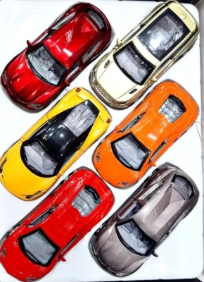 Picture of 6 PCS Combo Diecast Mini Auto Alloy Car Models Kids Toys For Children Classic Metal Car - Multicolor