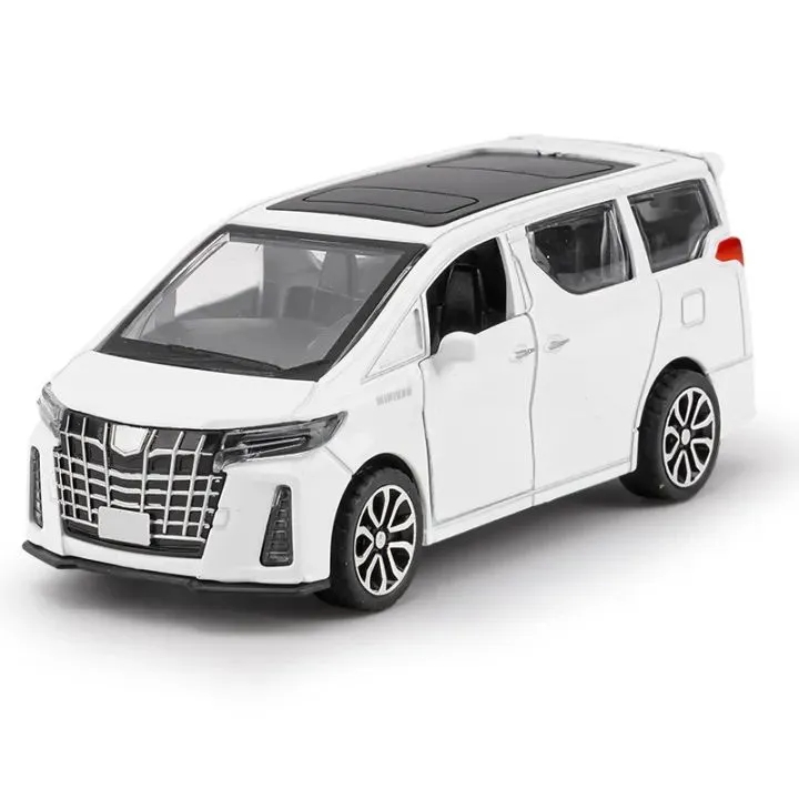 Picture of Whith Toyota Alphard 1:36 alloy Children's toys baby educational Warrior toy car simulation business car model - White