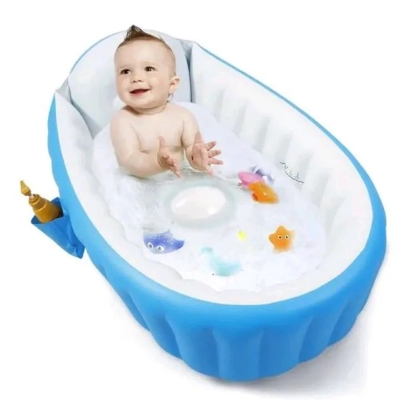 Picture of Safe Inflatable Baby Bathtub - Multicolor