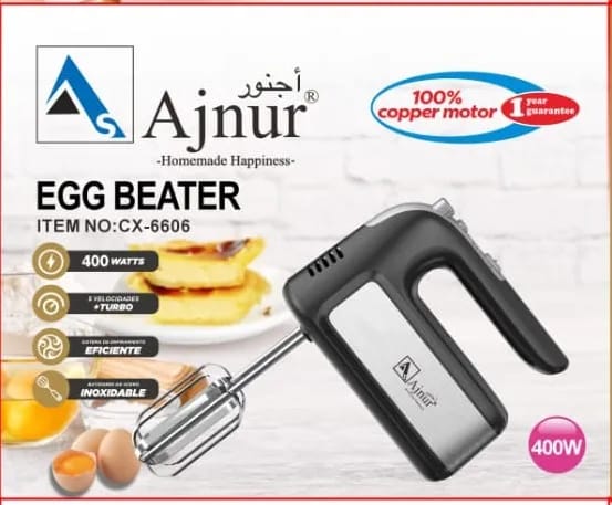 Picture of Ajnur 400 WATT Egg Beater CX-6606 - Multicolor
