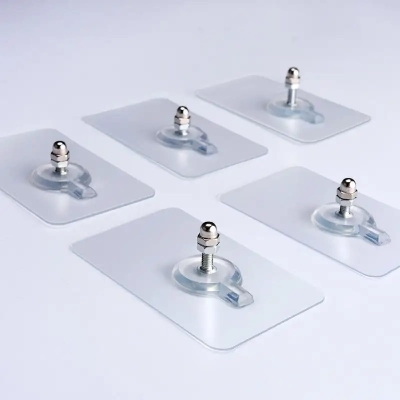 Picture of Nails Poster Seamless Wall Hook (06pc) - Silver