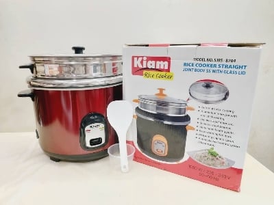 Picture of Kiam Steel Rice Cooker | SJBS-8704 | 2.8L - Multicolor