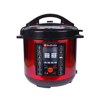 Picture of RedSwiss Electric Pressure Cooker RSPC-651 - Red