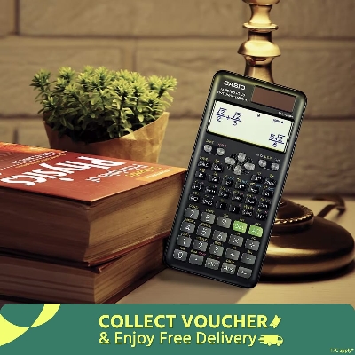 Picture of Casio FX-991ES PLUS-2 Scientific Calculator - Solar and Battery Powered-Black - Black