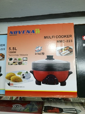 Picture of Novenaii Multi Cooker (Model NMC-223) — 5.5 L / 1500 W (Double Pot) - Orange