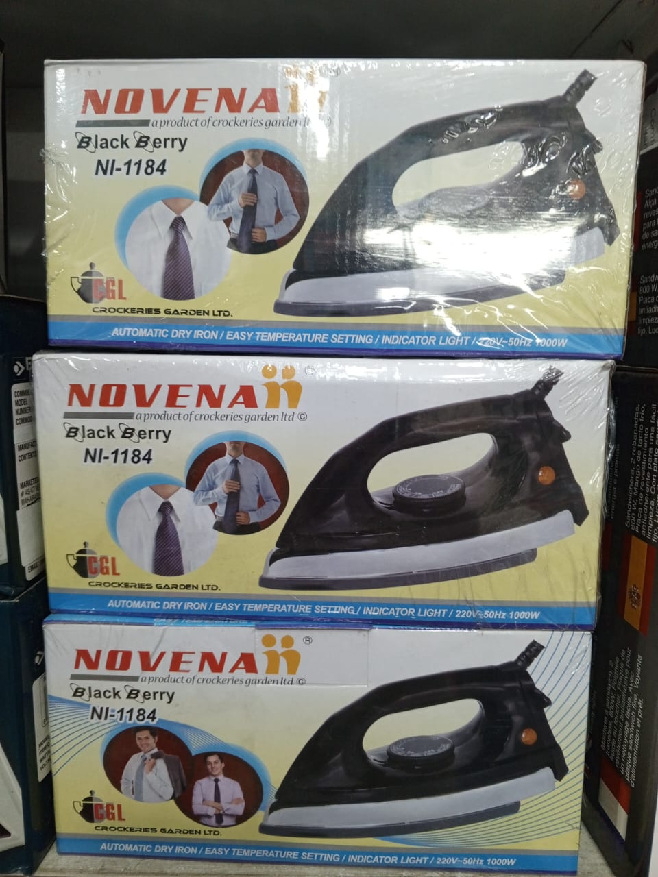 Picture of Novena dry iron - Black