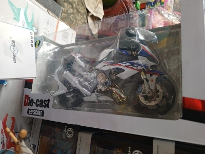 Picture of 1:12 BMW S1000RR Diecast Alloy Motorbike Vehicles Collectible Hobbies Motorcycle Model Toys - White