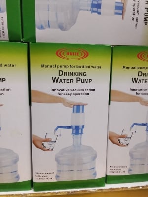 Picture of Manual Water Pump For 19 Liter Cans Large Bottle Water Pump Dispenser - Blue