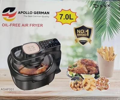 Picture of 7 Liter Apollo German Air Fryer AGAF001 / AGAF002 - Black