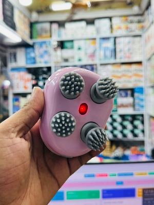 Picture of Smart Head Massager Electric Scalp Massager Relieve Pressure And Promote Blood Circulation Hair Growth Electric Massager - Pink