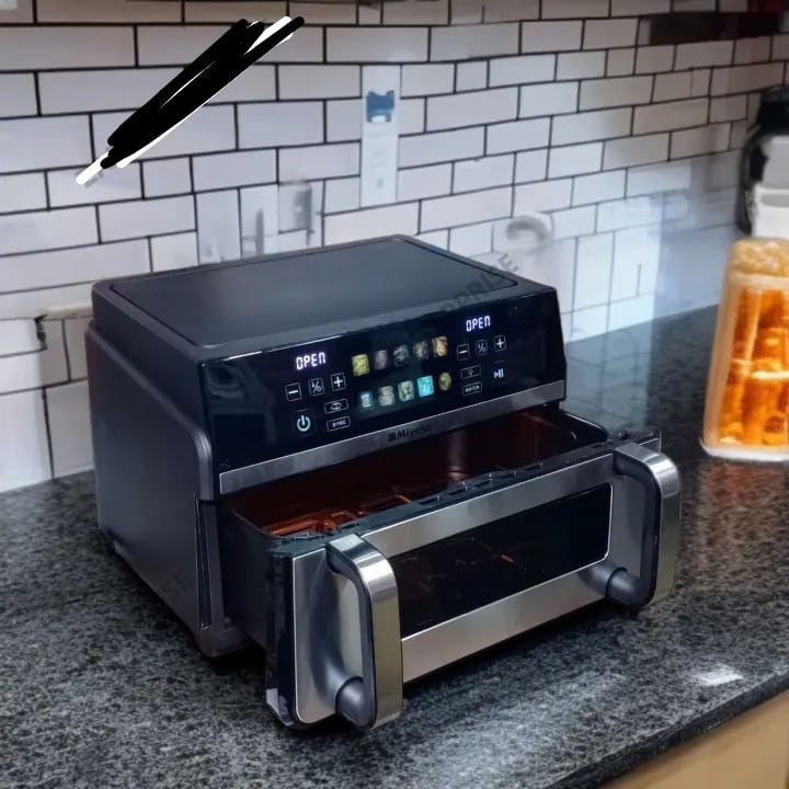 Picture of Miyako Air Fryer AF-1100 CG Non Stick Food Grade Inverter Tech Rapid Air Technology-11L Capacity 2400 WATT - Black