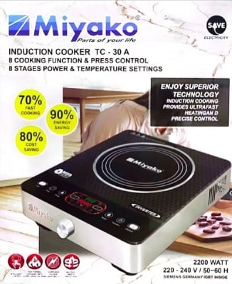 Picture of Miyako Induction Cooker TC- 101 YK / 30 A / MARBLE01 / MARBLE07 / MARBLE02 (INVERTER) - TC-30A