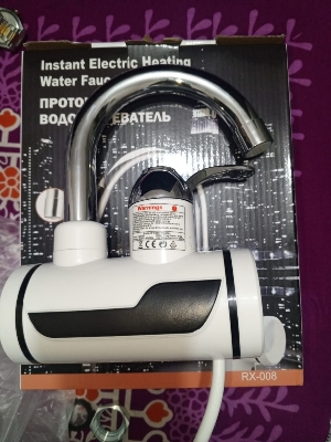 Picture of Instant Electric Heating Water Faucet 2 in 1 MODEL(RX-008-1) as per picture - Multicolor