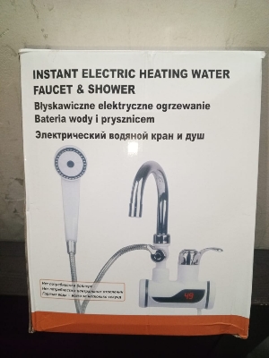 Picture of Electric instant hot water tap with hand shower - Multicolor