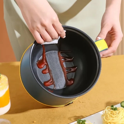 Picture of Multifunctional Electric Rice Cooker Mini Non-stick Cookware Multicooker for Home and Kitchen Appliances liter- Electric Multi 1 - Multicolor