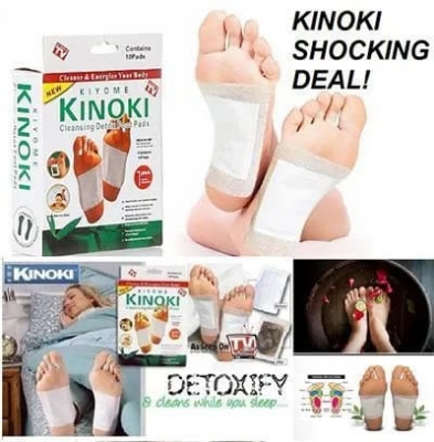 Picture of Kinoki Cleansing Detox Foot Pad - 10 Pads - White