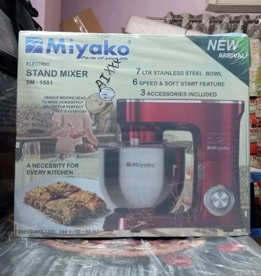 Picture of Miyako Stand Mixer 7 Ltr SM-1551 RED - Red