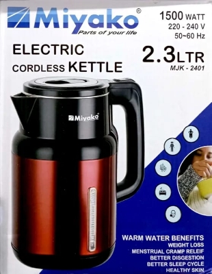 Picture of Miyako 2.3 Liter Electric Kettle MJK-2401 - Red