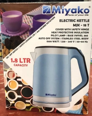 Picture of Miyako Electric Kettle MJK-18T 1.8 Ltr - Blue