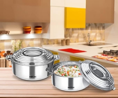 Picture of Milton Galaxia Stainless Steel Casserole 2500ML - Silver