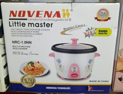 Picture of Novena Double Pot Cute Shape Rice cooker NRC-1.0NN -1 Liter - Multicolor