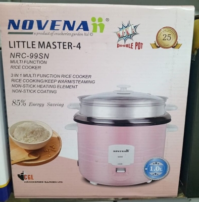 Picture of NOVENA LITTLE MASTER RICE COOKER, MULTI COOKER 2 POT - Multicolor