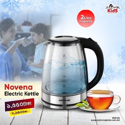 Picture of Novena Electric Glass Kettle | 2 Litre (NK 47G) - Multicolor