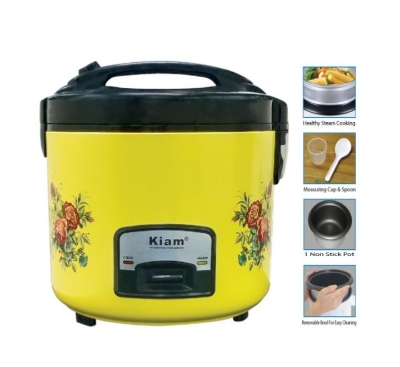 Picture of Kiam Rice cooker Delux (FB) Full Body DFB-102 1.8 Ltr. - Multicolor