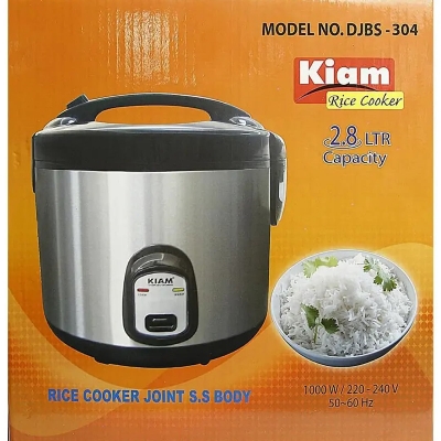 Picture of KIAM Rice Cooker Delux Joint Body – 2.8L DJBS-304 - Multicolor