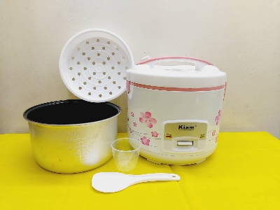 Picture of Kiam 1.8 Liter 3 IN 1 Automatic Rice Cooker. Joint Body, Electric Multi Cooker Frying Pan Grill Pot Rice Cooker Multicooker. K202:P700 - Multicolor
