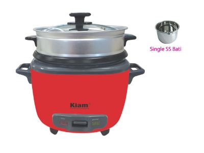 Picture of kiam Drum Rice Cooker (One SS Bati) 700 W DRC-982 - Multicolor