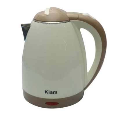 Picture of kiam half steel (plastic body model-109) Electric Kettle - 1.8 Liter - Blue - Multicolor