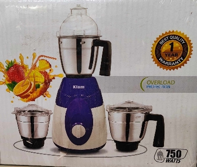 Picture of Kiam Mixer Grinder 750 -watt (BL-1900) -3 in one - Multicolor