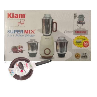 Picture of Kiam Super Mixer Grinder 1000-W - Multicolor