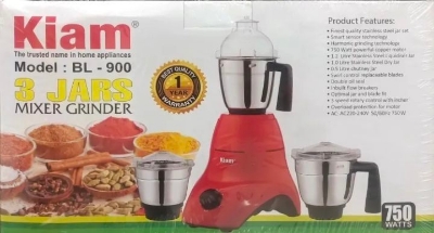 Picture of Kiam Mixer Grinder BL-900 (750-W) - Multicolor