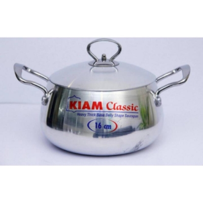 Picture of Belly Shape Saucepan 34 cm - Silver
