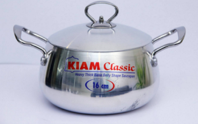 Picture of Belly Shape Saucepan 30 cm - Silver