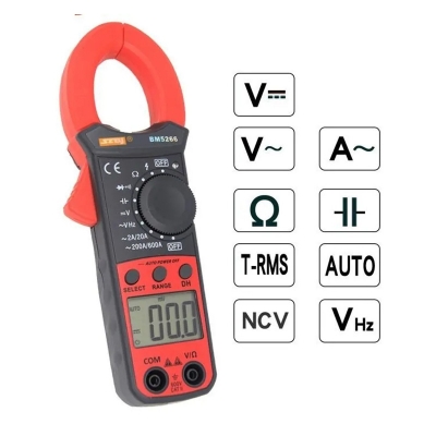 Picture of Digital Clamp Meter BM5266 Multimeter AC Volt( BRICK RED)
