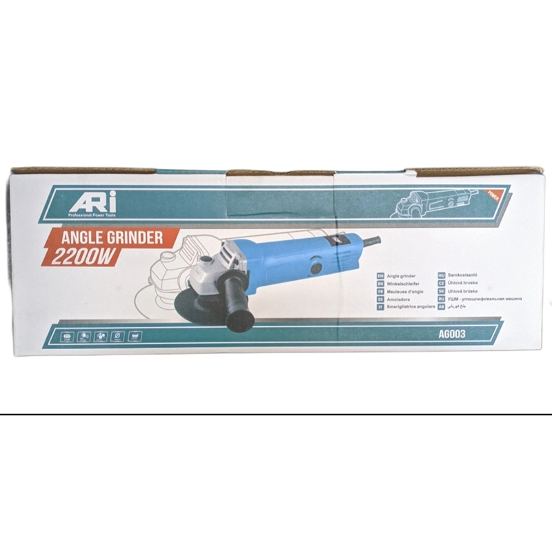 Picture of ARI 2200W Angle Grinder 4'' disc size for Wood & Iron Cutting(Blue)