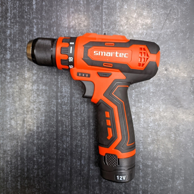 Picture of Smartech 12 volt Metal torque Drillset.(BRICK RED)