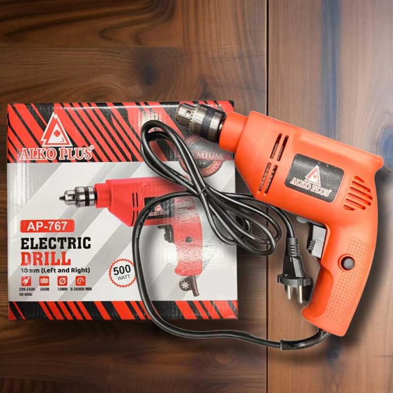 Picture of Alko Plus 500 Watt 10mm Drill(BRICK RED)