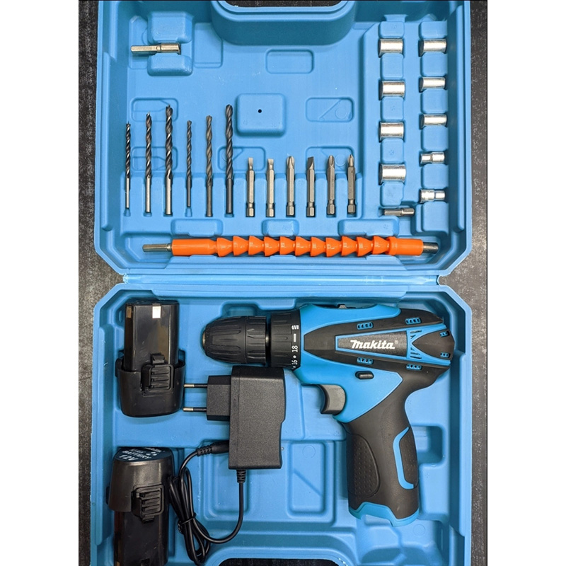 Picture of Makita 12 volt 25 Pieces cardless Drillset With 2X battery