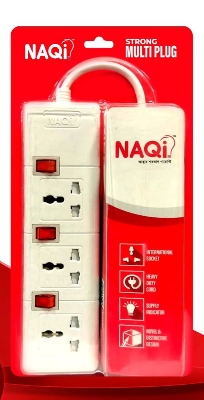 Picture of Naqi Multiplug 801 with 9 Fit Cable - White