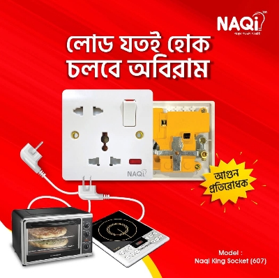 Picture of Naqi Strong 5 Pin Multi Socket - White