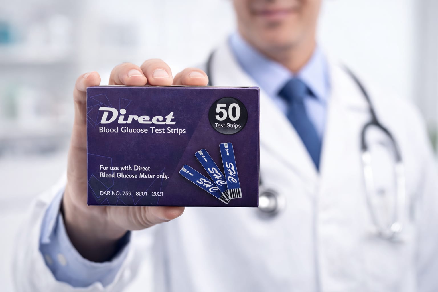 Picture of Direct Blood Glucose Test Strips (25 & 50 Test Strips)