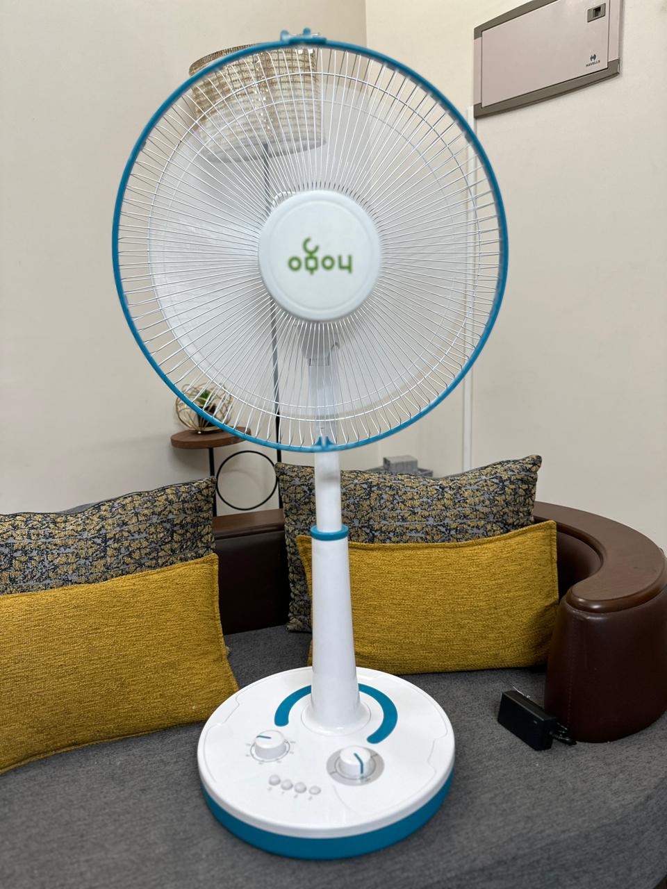 Picture of Hogo Rechargeable fan 16" Half Stand. Lithium Battery-7.4V (4000mAh)